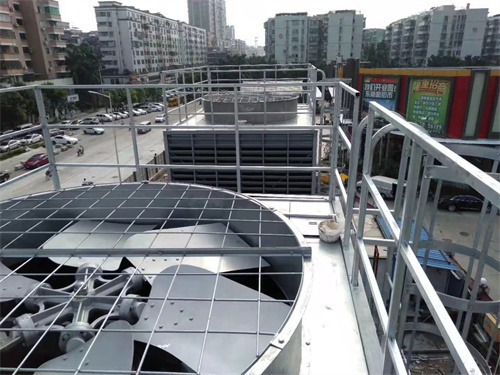 土地交易大廈新菱CEF冷卻塔電機更換(深圳土地交易大廈)