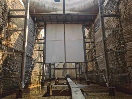 閉式冷卻塔的冷卻盤管的防凍問題(中頻電源冷卻用閉式冷卻塔)